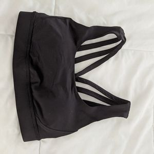 Lululemon Black sports bra